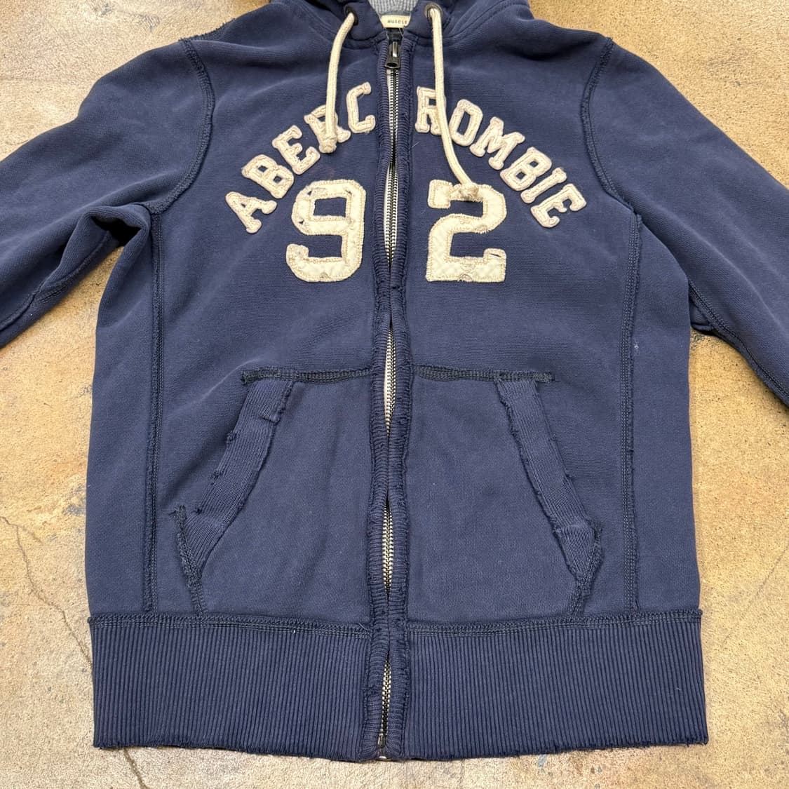 아베크롬비 블루 후드집업 상품이미지3