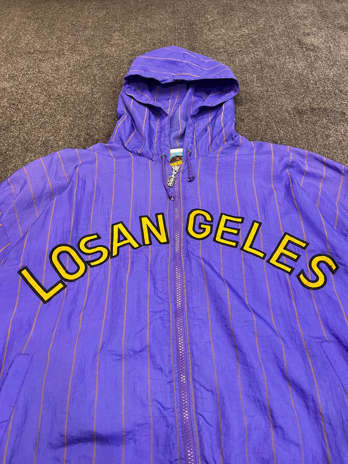 LA 핀스트라이프 후드 자켓 상품이미지2