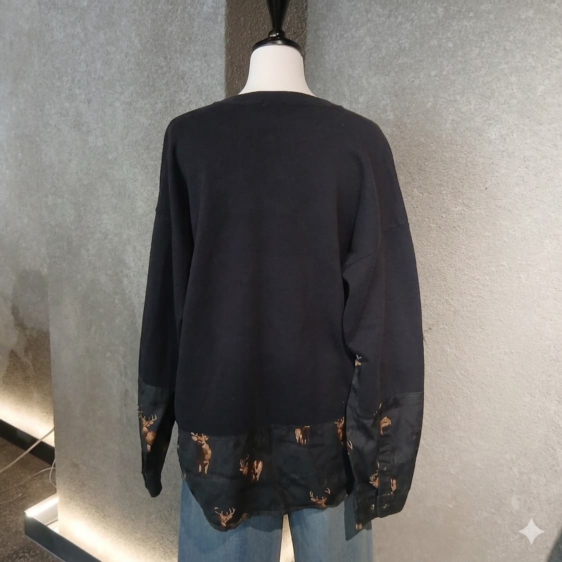 [oldpark] 미키 셔츠 믹스 리워크 맨투맨 상품이미지2