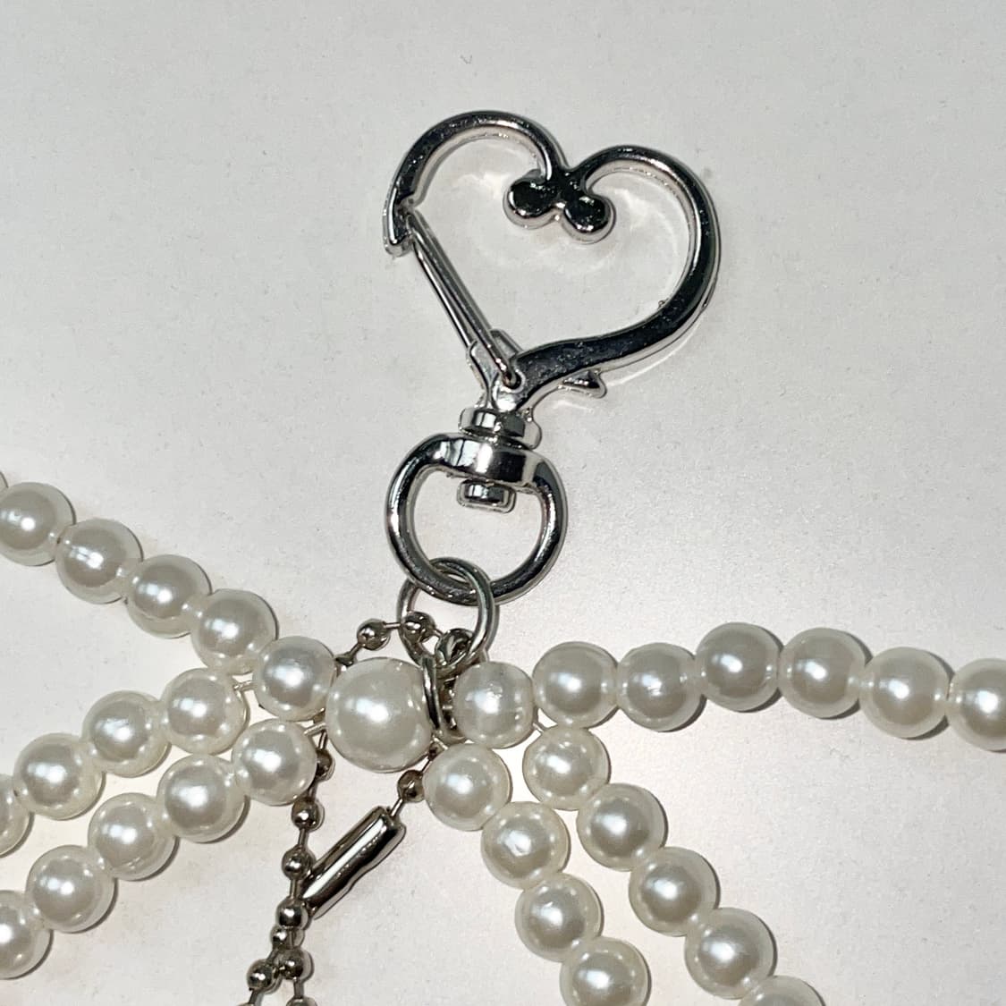 [중고] 진주 하트 키링 상품이미지4