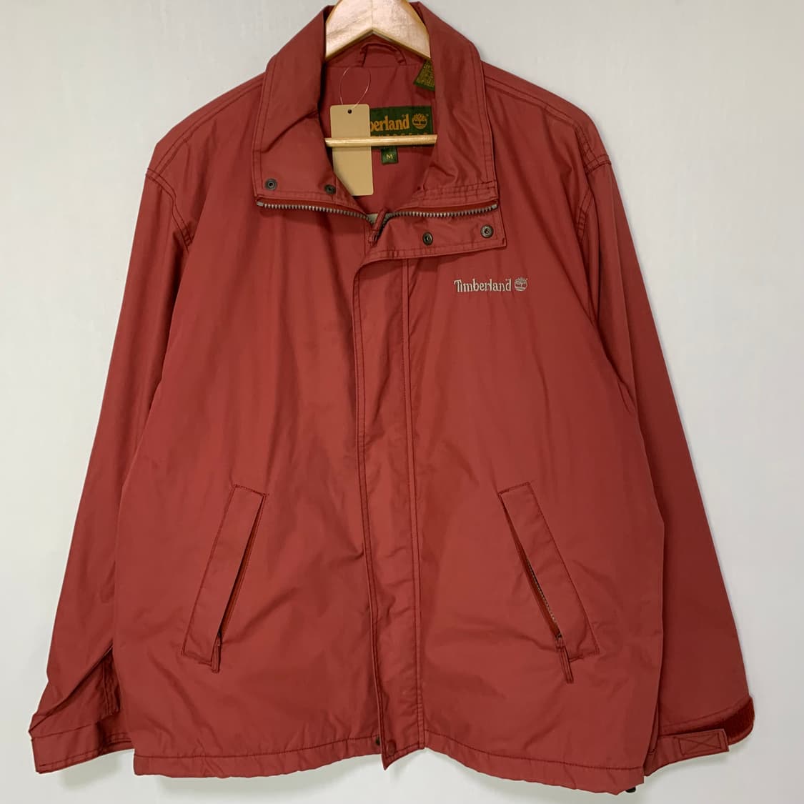 팀버랜드 레드 브라운 바람막이 자켓 빈티지 M 상품이미지2
