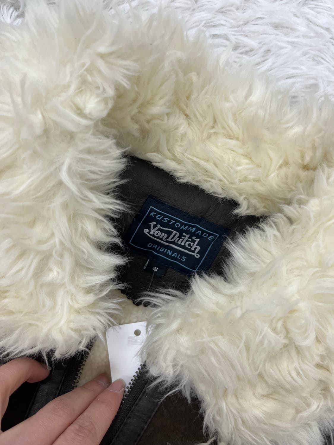 Vondutch 브라운 무스탕 상품이미지8