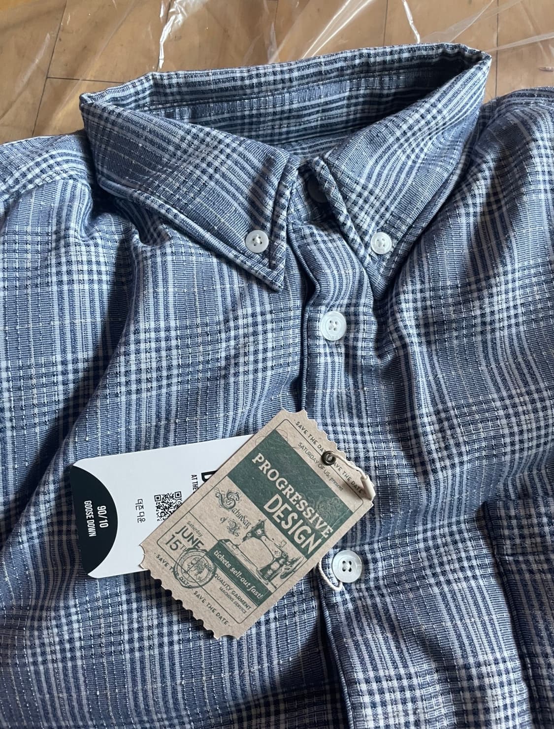 STU 셔츠패딩 상품이미지1