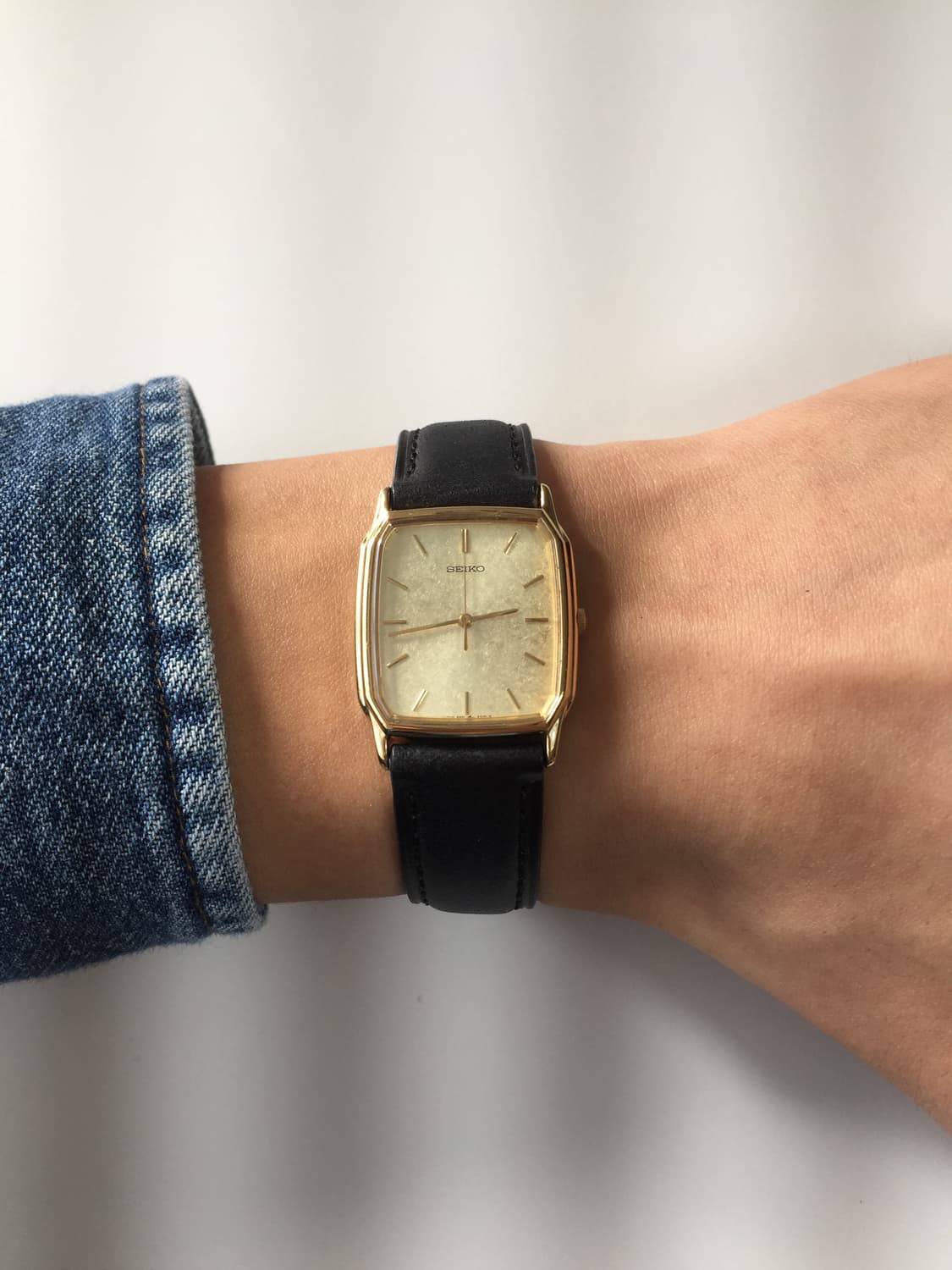 90s seiko square gold quartz 상품이미지5