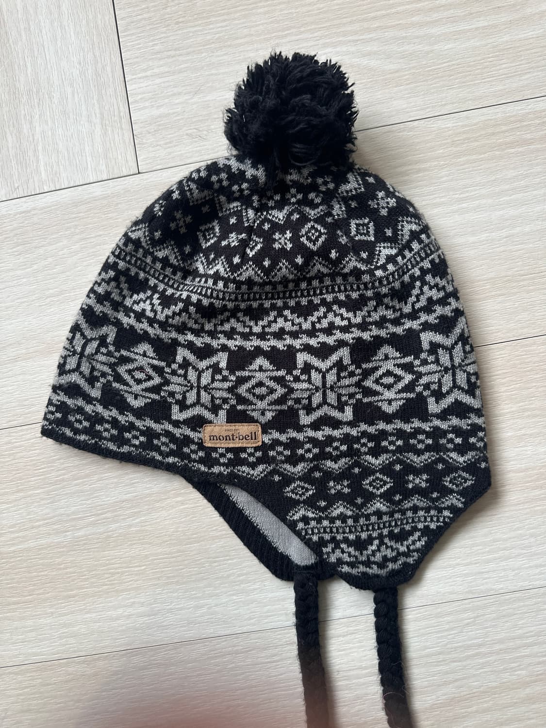 [MONTBELL] nordic knit pattern beanie 상품이미지1