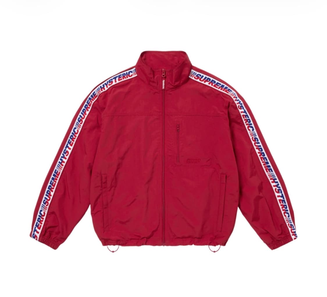[L] 슈프림 x 히스테릭 글래머 트랙 자켓 레드 - 24FW 상품이미지10