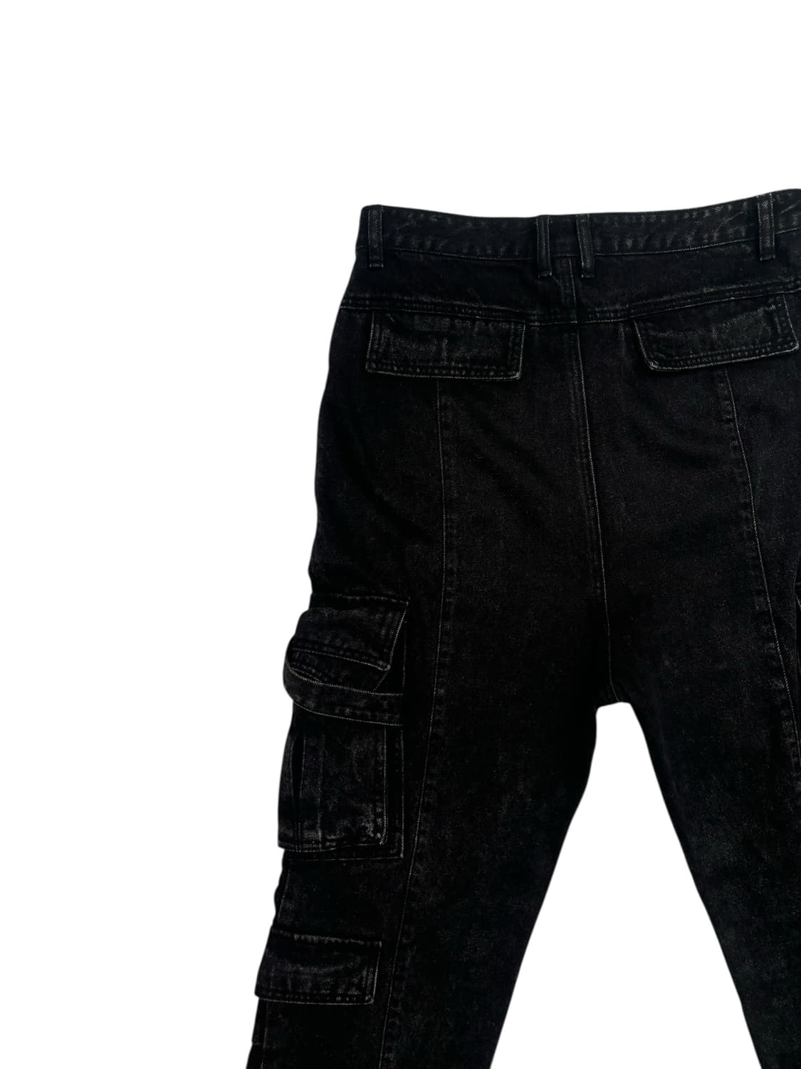 19ss 준지 데님 카고 흑청 팬츠 34 inch 상품이미지5