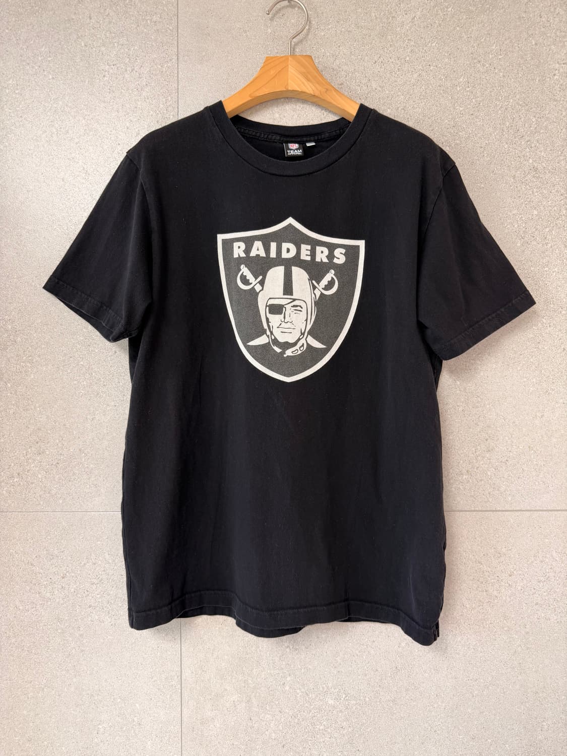 NFL 레이더스 블랙 반팔 티셔츠 상품이미지1