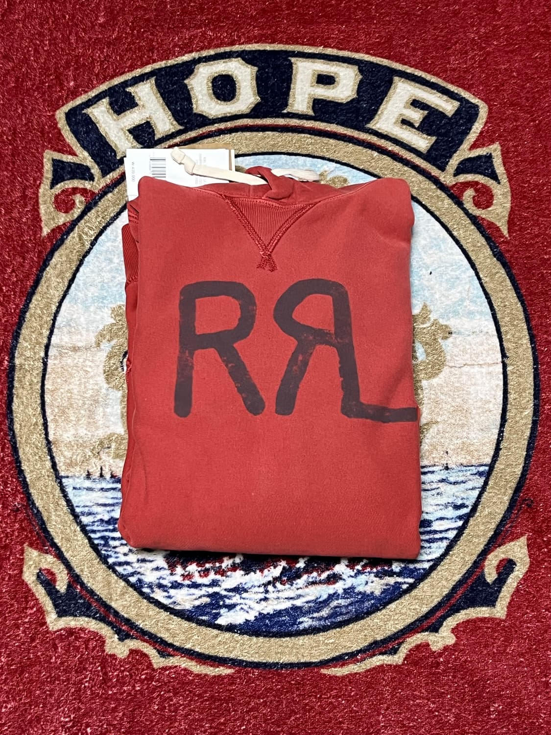 RRL 더블RL 랜치 로고 후드티  상품이미지1