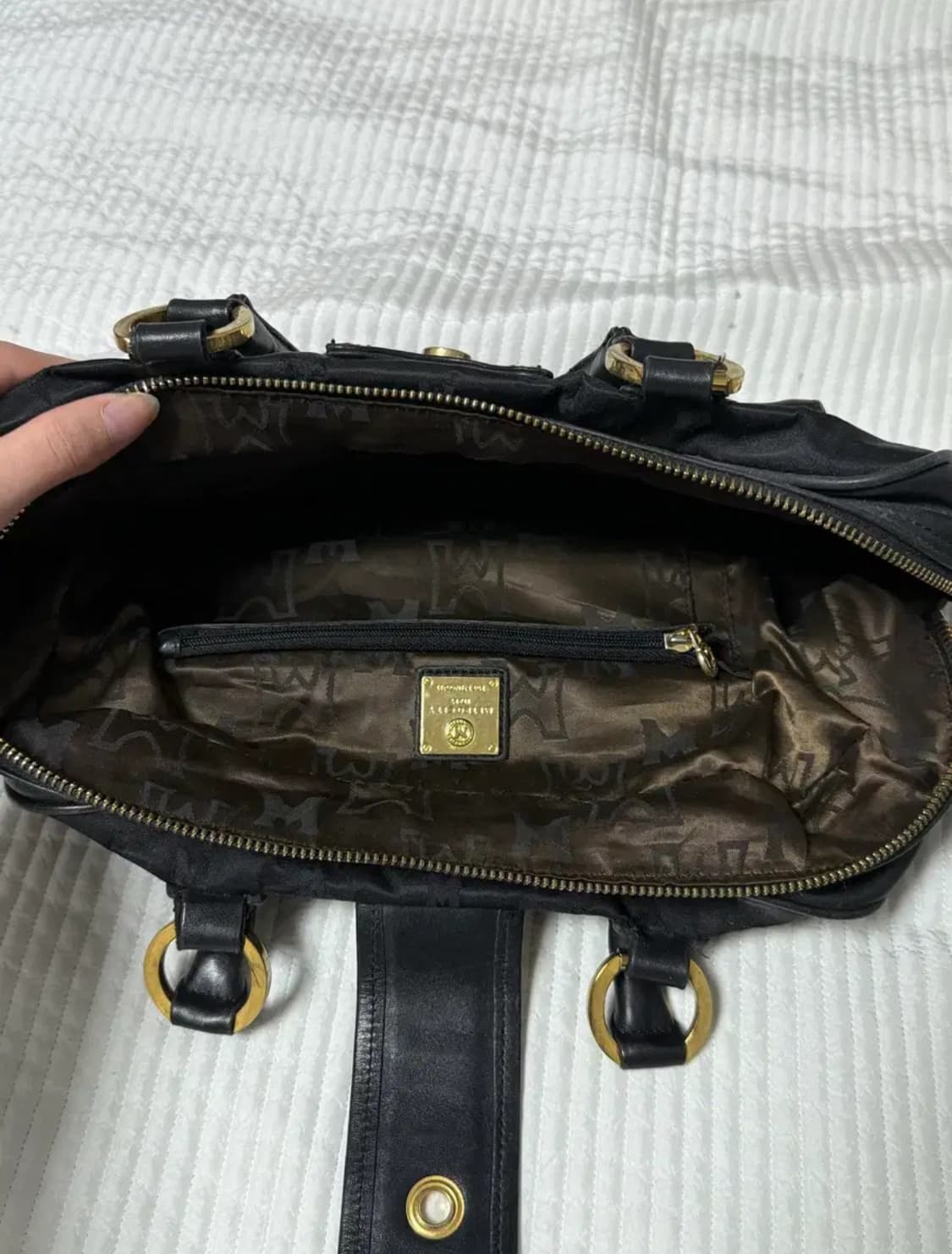 메트로시티 블랙 빈티지 숄더백 상품이미지3