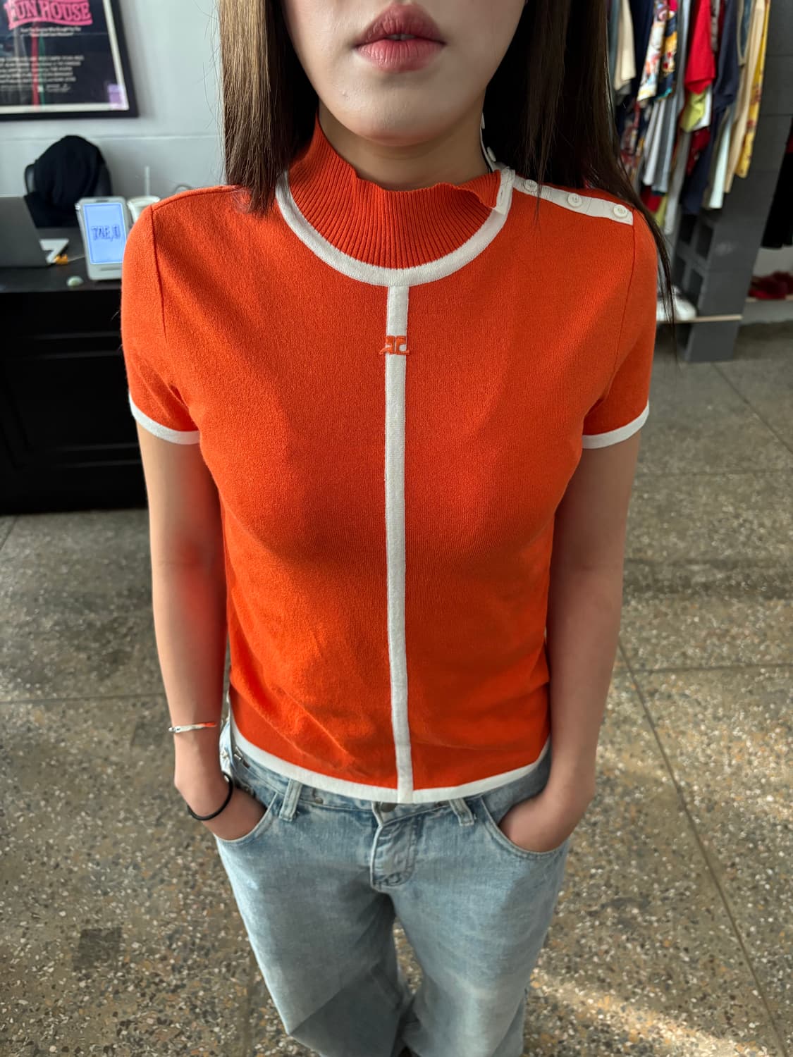 Old Courreges 탑 상품이미지2