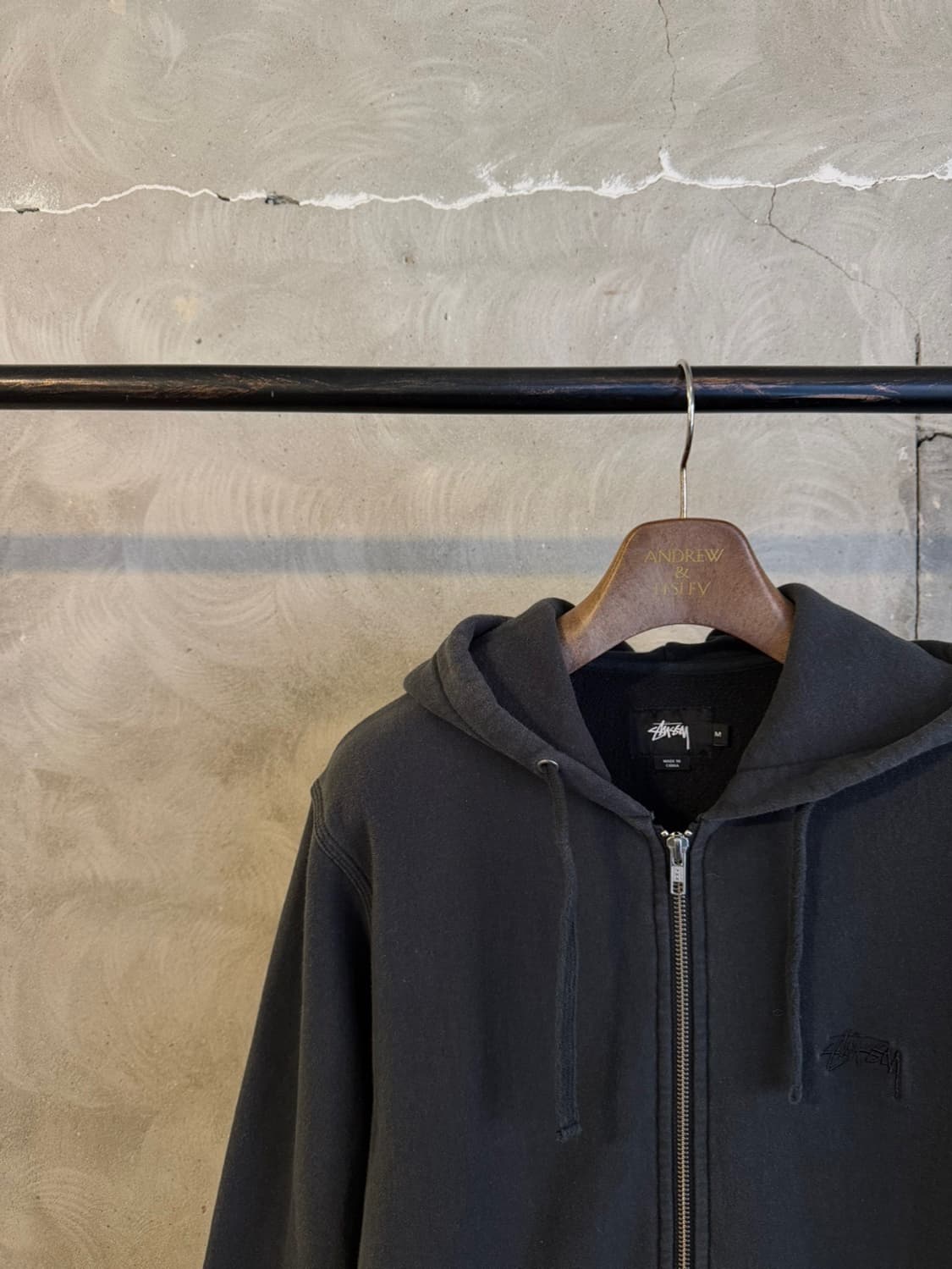 스투시 짚업 후드티 100 상품이미지2