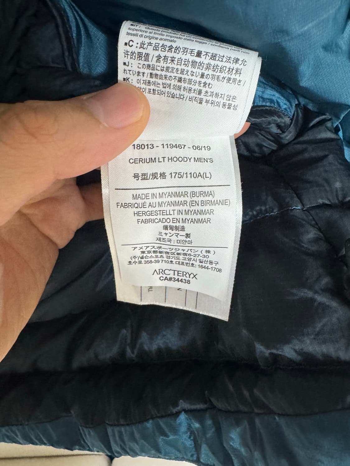 L) 아크테릭스 세륨 lt 후디 일리아드 상품이미지6