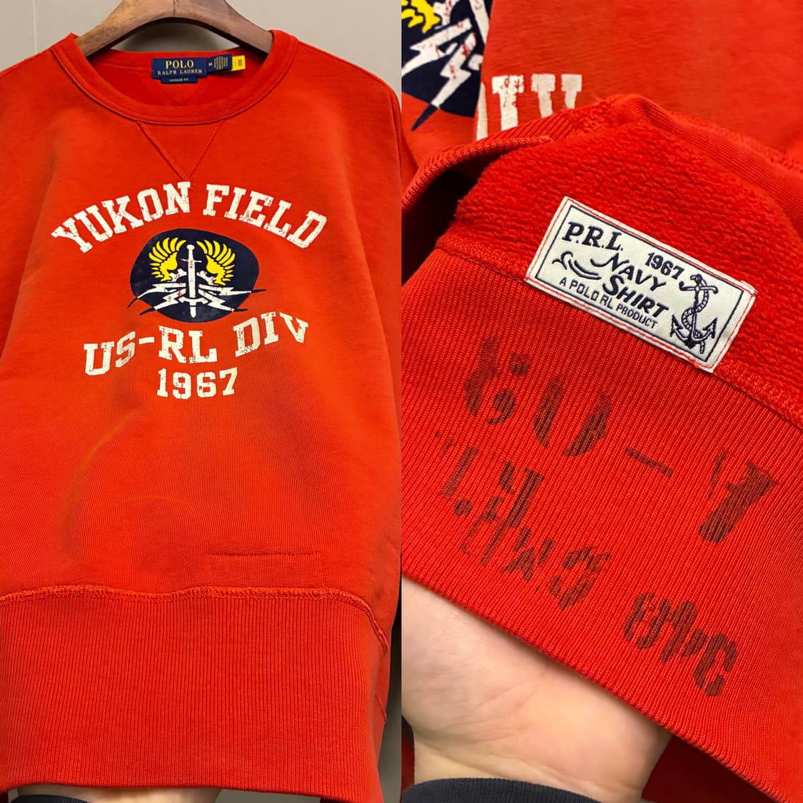 (M/100)폴로랄프로렌 유콘필드 빈티지핏 그래픽 맨투맨 스웻셔츠 상품이미지6