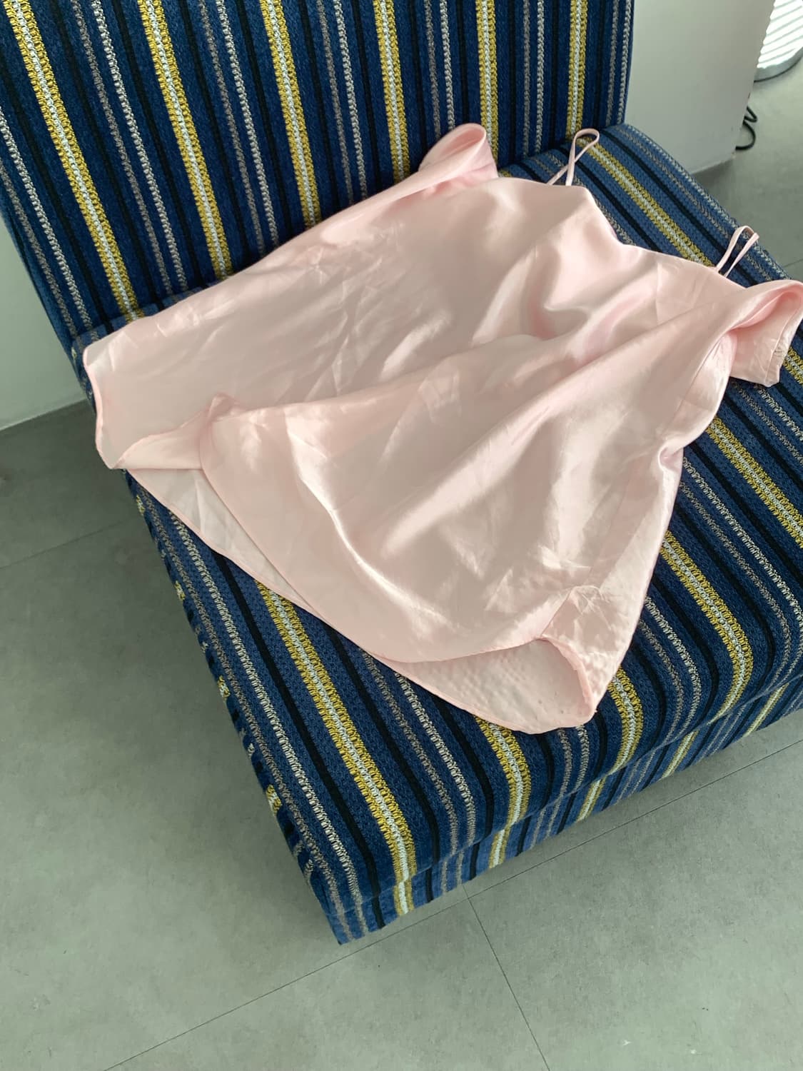 satin pink slip dress 상품이미지2