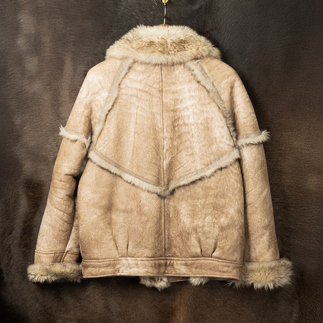 [103] 90s Casey Park 양가죽 양털 무스탕 시어링자켓  상품이미지5