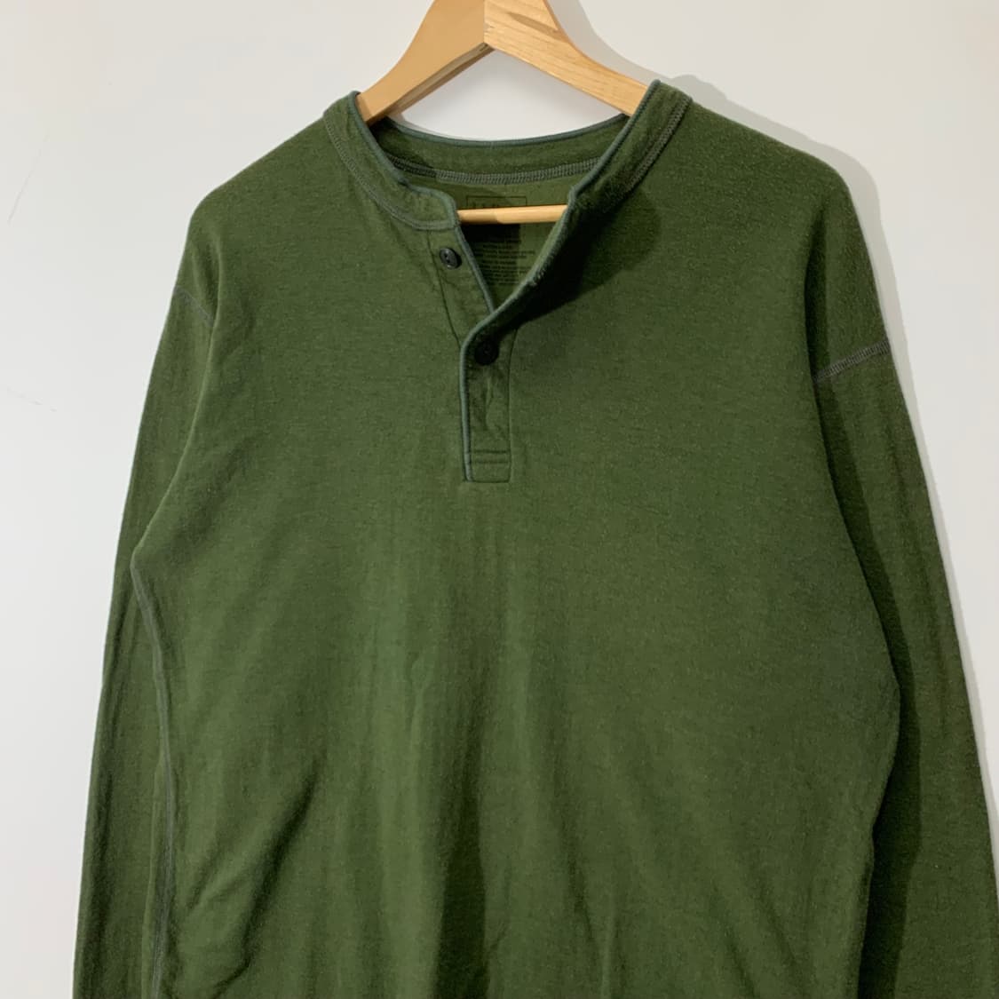 엘엘빈 제팬 딥카키 헨리넥 슬리브 상품이미지2