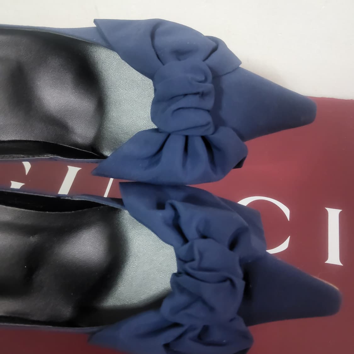 새상품 드레곤블루스 리본 펌프스 여자 구두 하이힐 250 38 찐이쁨 상품이미지5