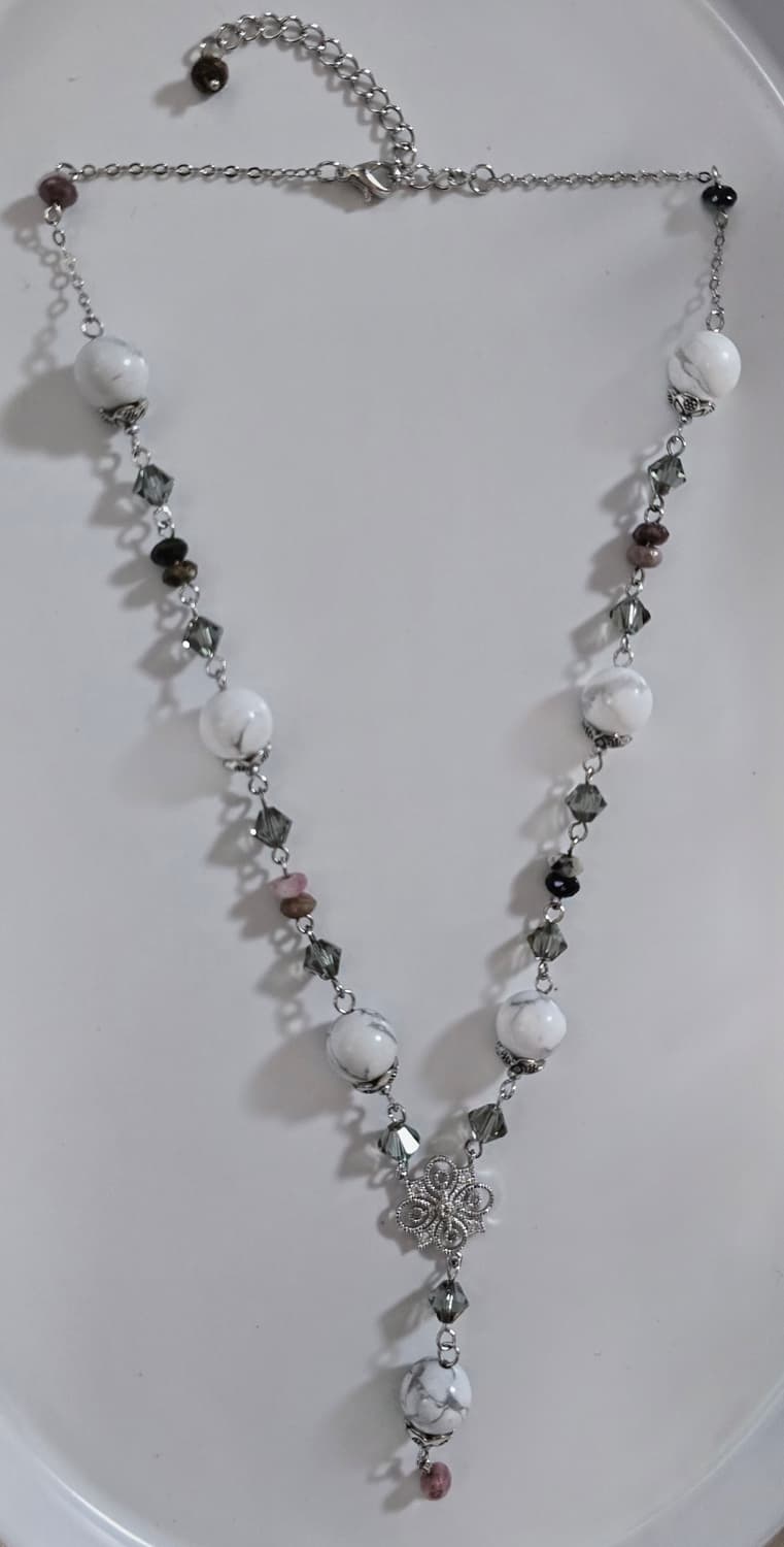 엔틱 백송석 핸드메이드 목걸이 상품이미지7