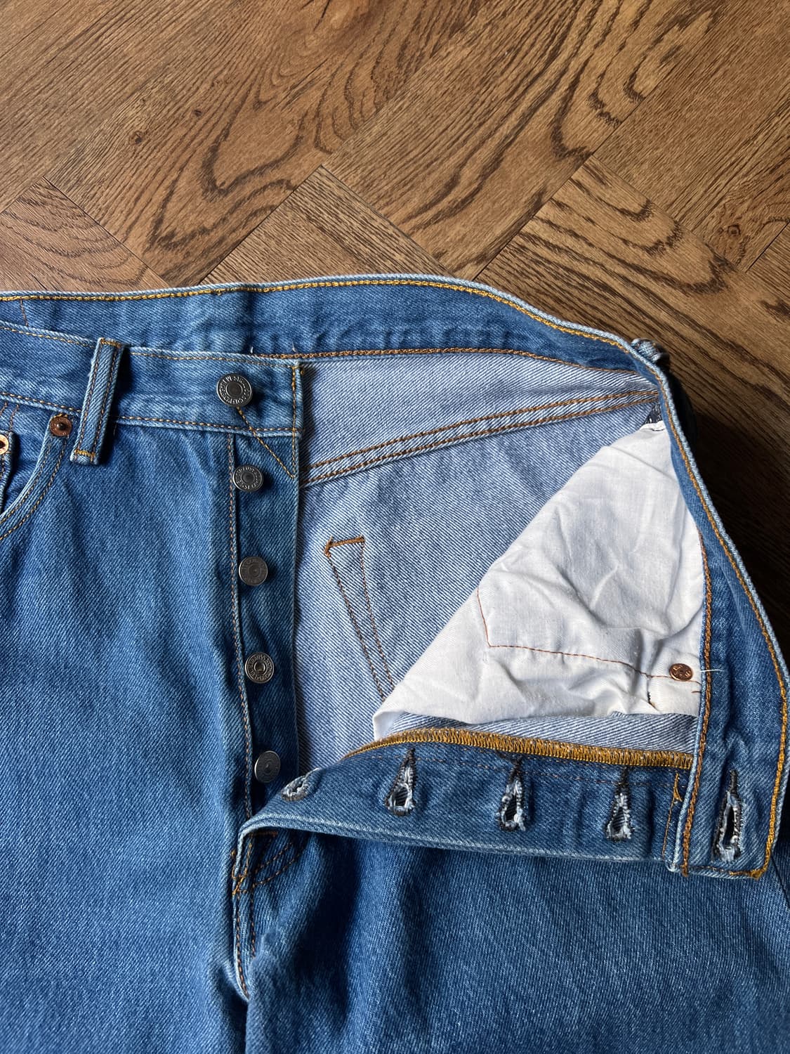 [34]리바이스 501 블랭크탭 데님 팬츠 상품이미지2