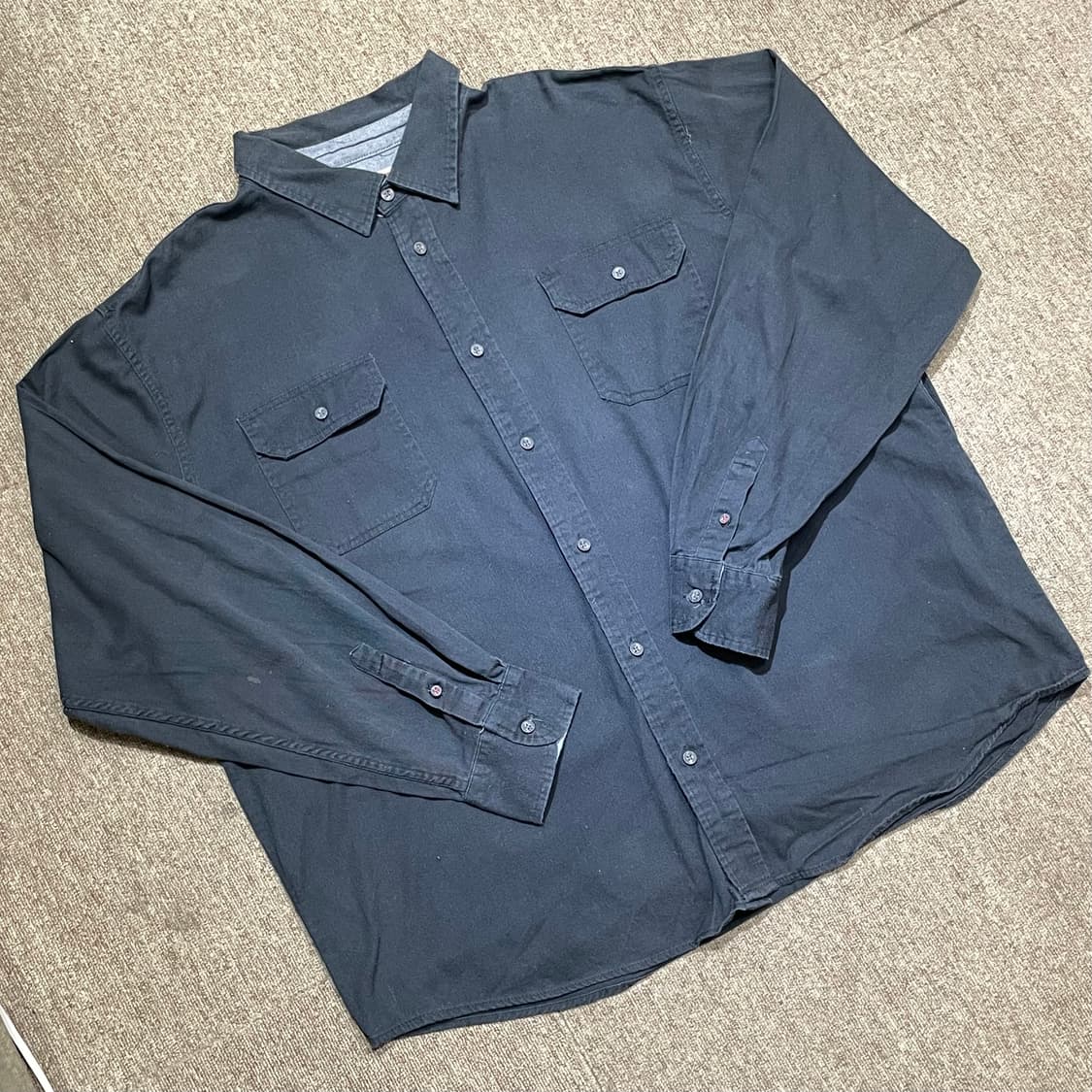 (2XL) Wrangler 랭글러 코튼 데님 셔츠 상품이미지1