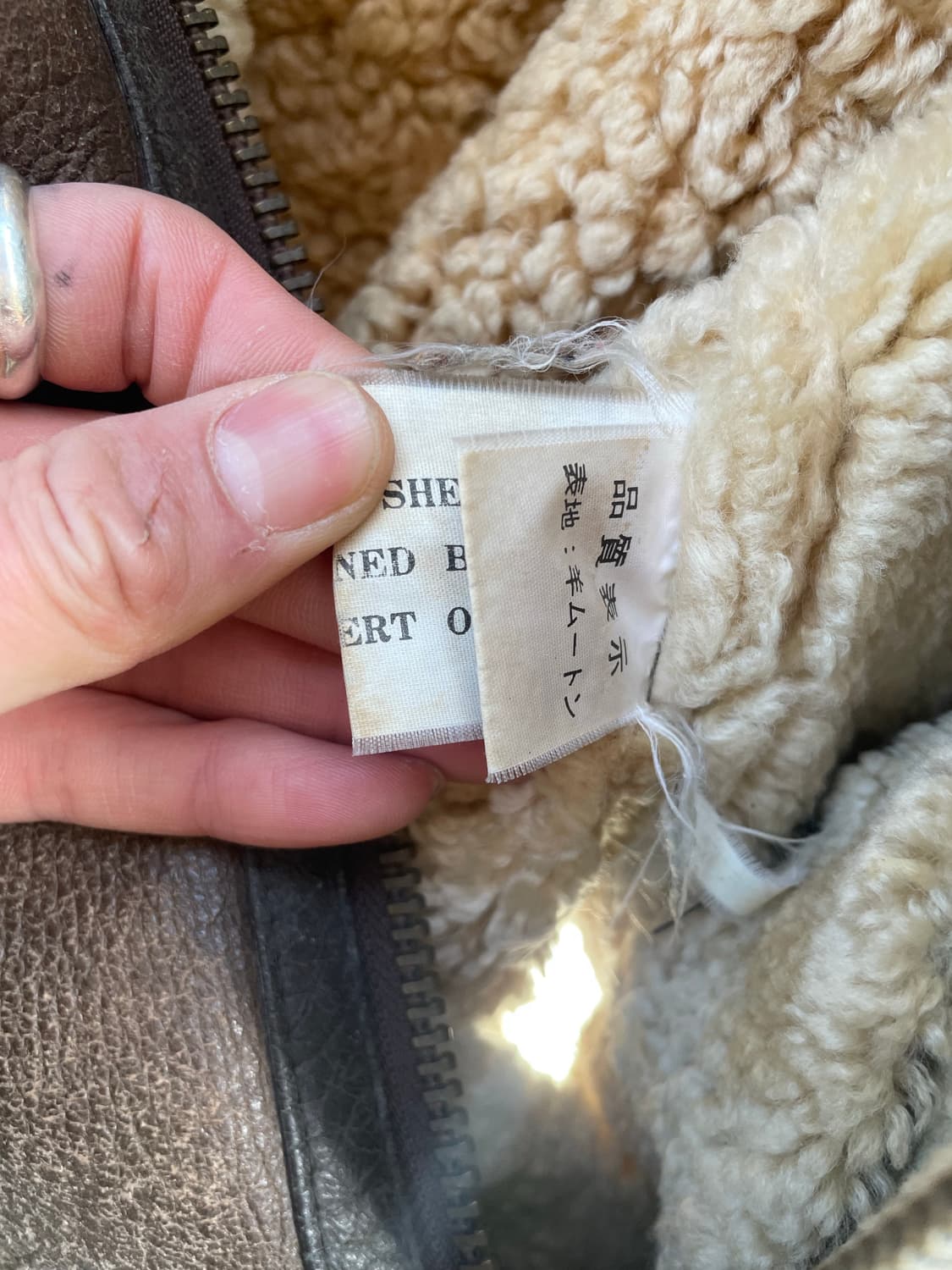 TYPE B-3 MILITARY SHEARLING JACKET  상품이미지9