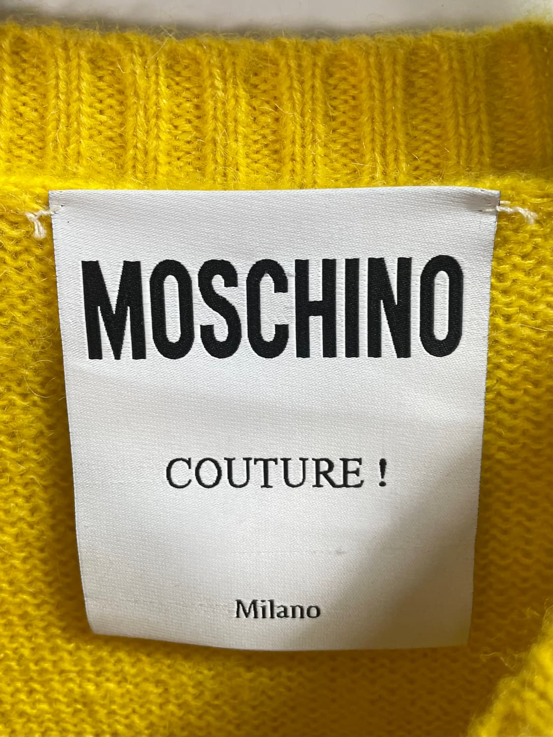 모스키노 인타르시아 스마일리 모헤어 니트 (on.207) 상품이미지4