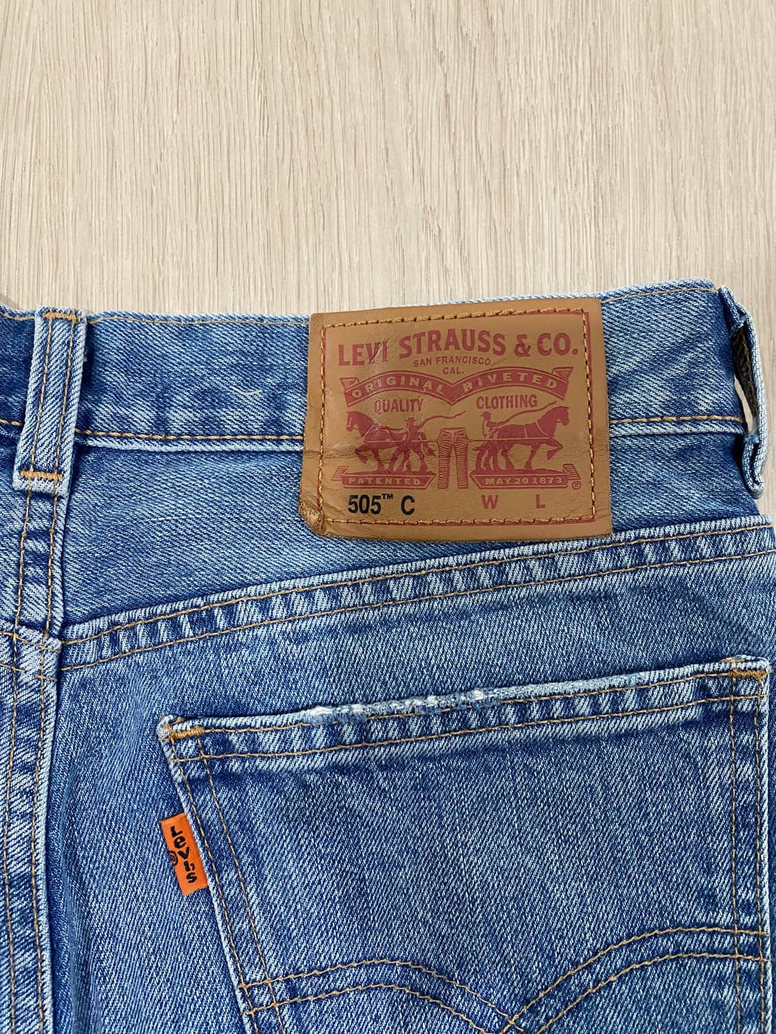 리바이스 505c 데님 28 상품이미지6