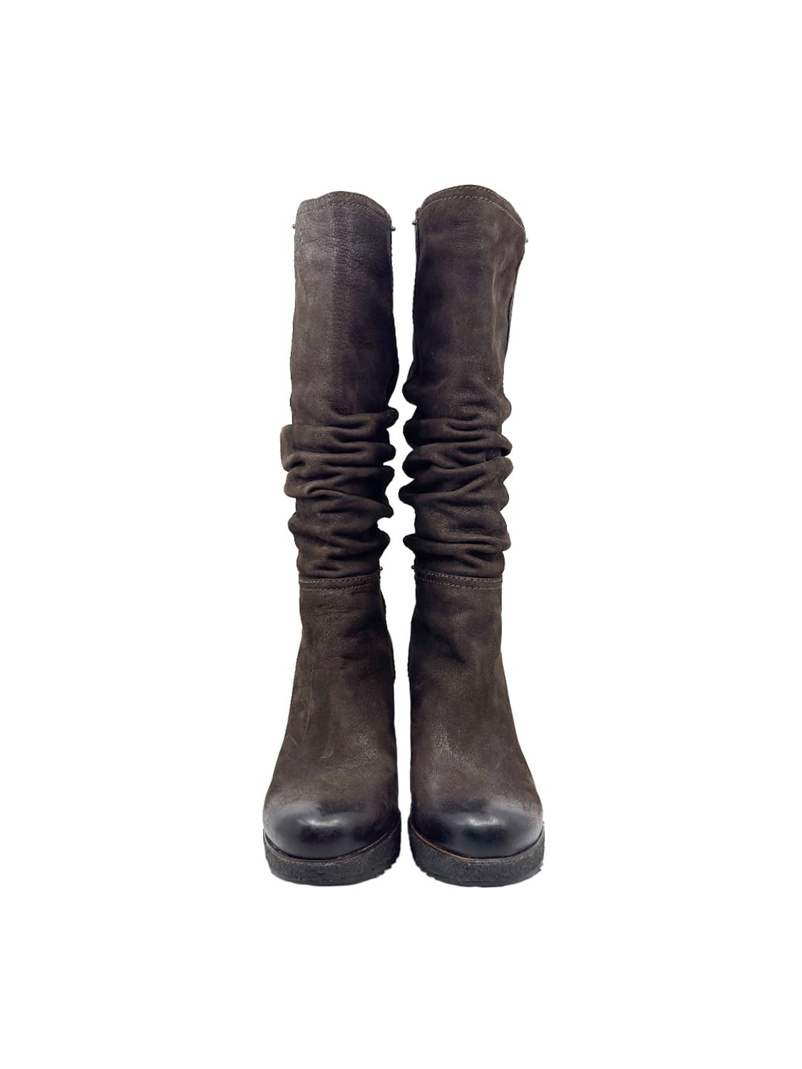Prada Wedge Heel Slouch Knee Boots/ 38.5 상품이미지5