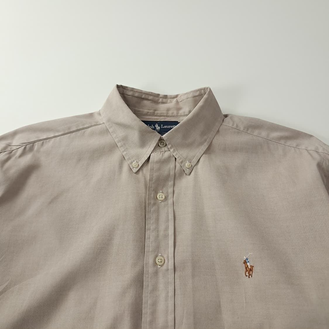 CK262 XL 폴로 90s 홍콩판 웜톤 그레이지 셔츠 남방 상품이미지2