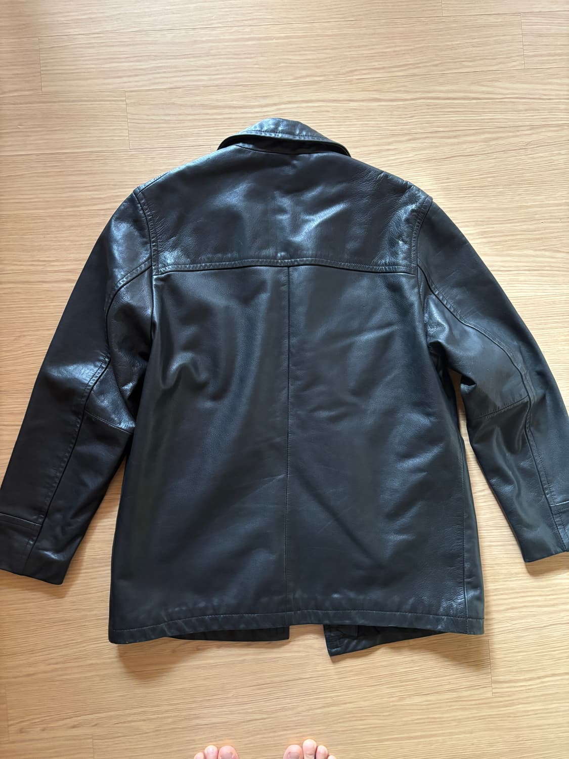 90s gap leather carcoat 상품이미지3