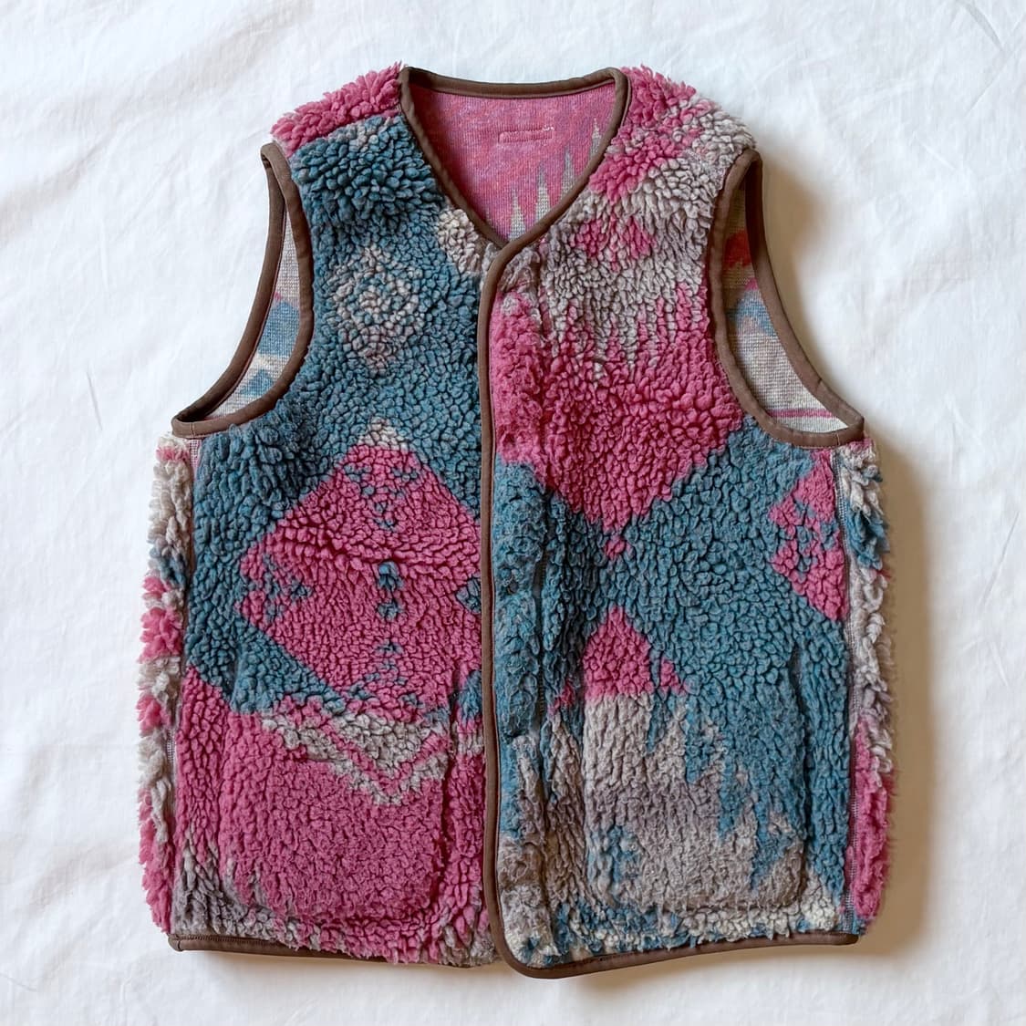 (1 S) KAPITAL 네이티브 나바호 리버서블 플리스 베스트 상품이미지8