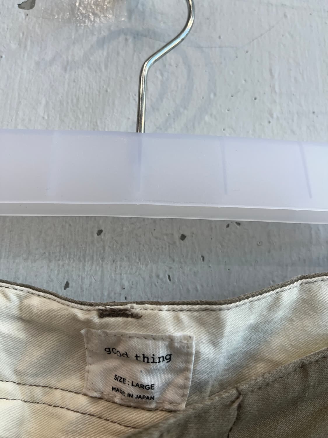 GOOD THING 밀리터리 백사틴 카고팬츠 Made in JAPAN 상품이미지5