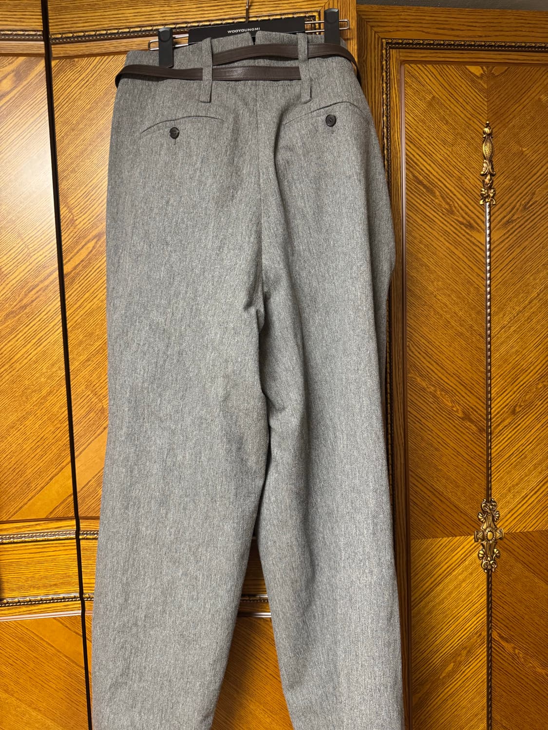 렉토 25FW QUINCY WOOL BELTED PANTS L사이즈 상품이미지2