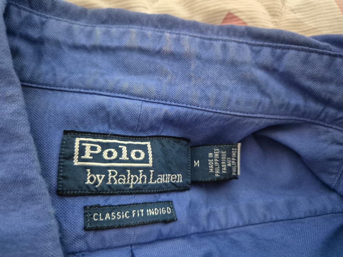폴로 랄프로렌 클래식핏 인디고 셔츠 남방 상품이미지5