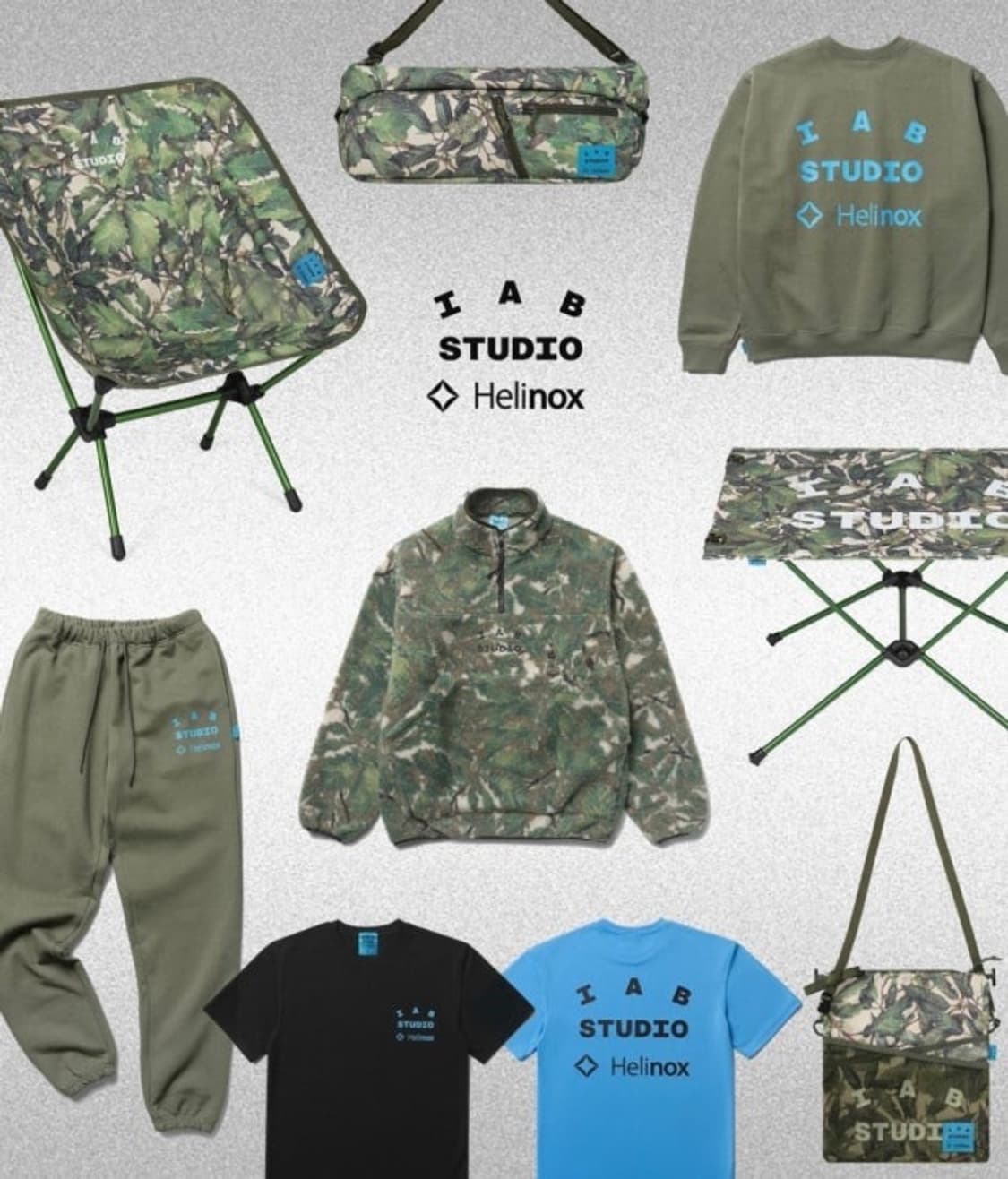 아이앱 스튜디오 x 헬리녹스 스웨트팬츠 리프 그린 상품이미지2