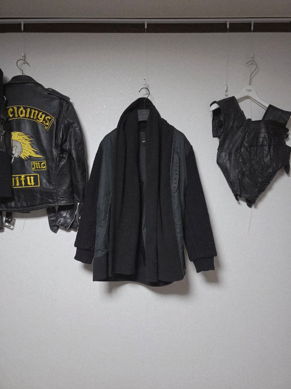 Gomme mixed buckle closure coat 상품이미지3