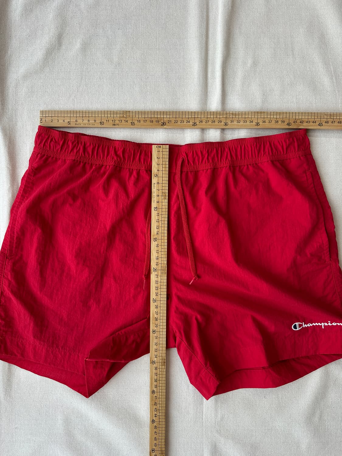 챔피온 나일론 스윔 쇼츠 레드 XL 상품이미지8