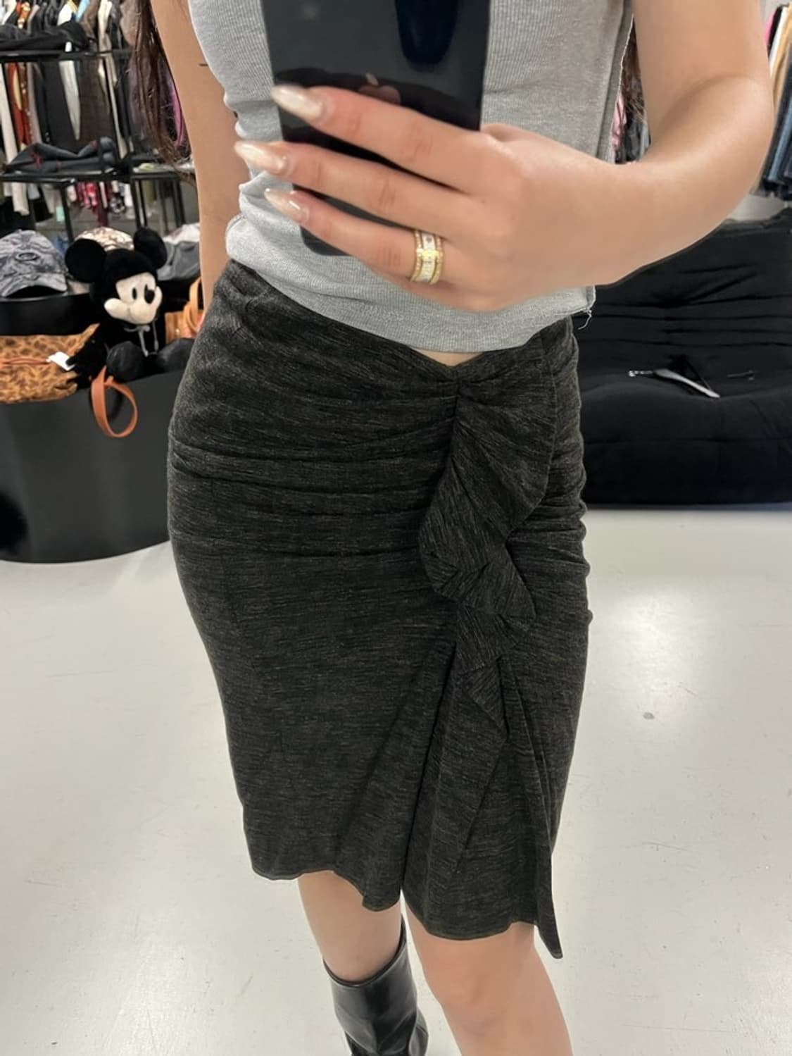 ISABEL MARANT ETOILE draped ruffle skirt 상품이미지1