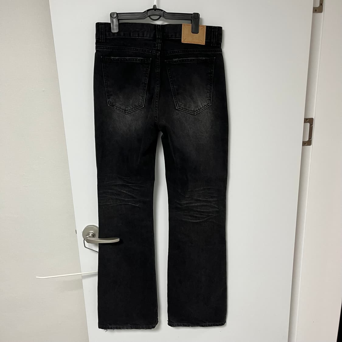 46 엘무드 흑청 부츠컷 데님 상품이미지2