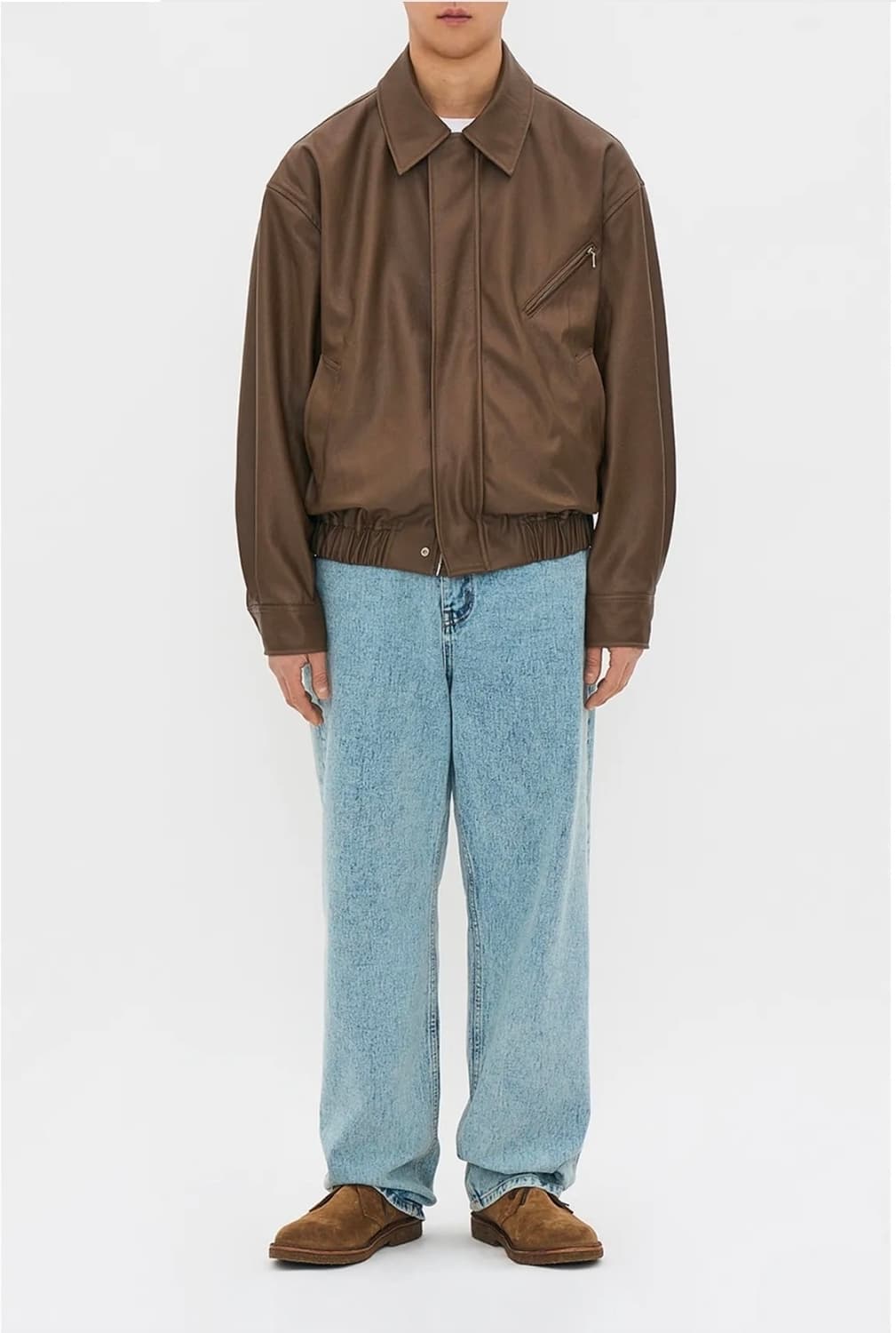 파르티멘토 비건 싱글 레더자켓 상품이미지2