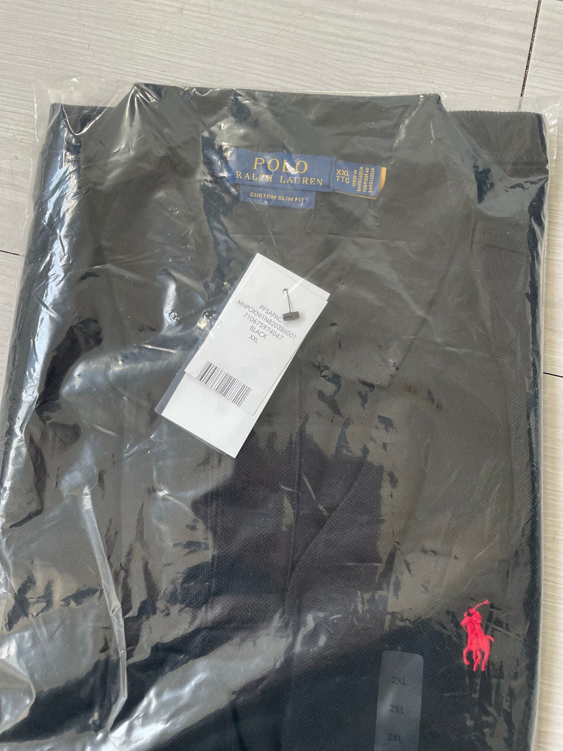 폴로 피케티 블랙 2XL 상품이미지1