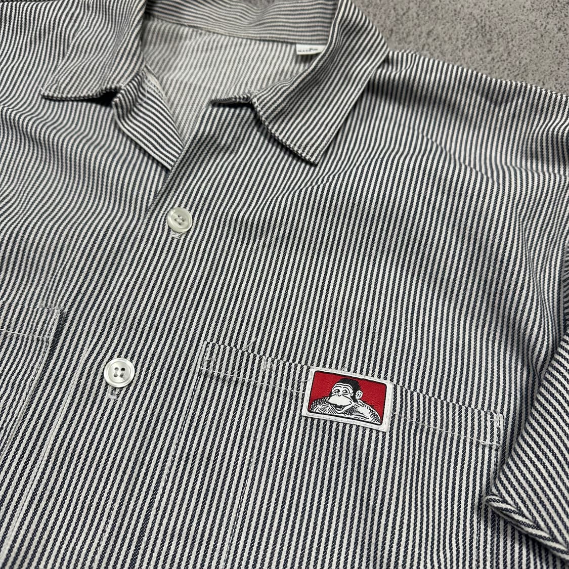 ✨ (바배) 벤데이비스 히코리 스트라이프 워크 셔츠  상품이미지3