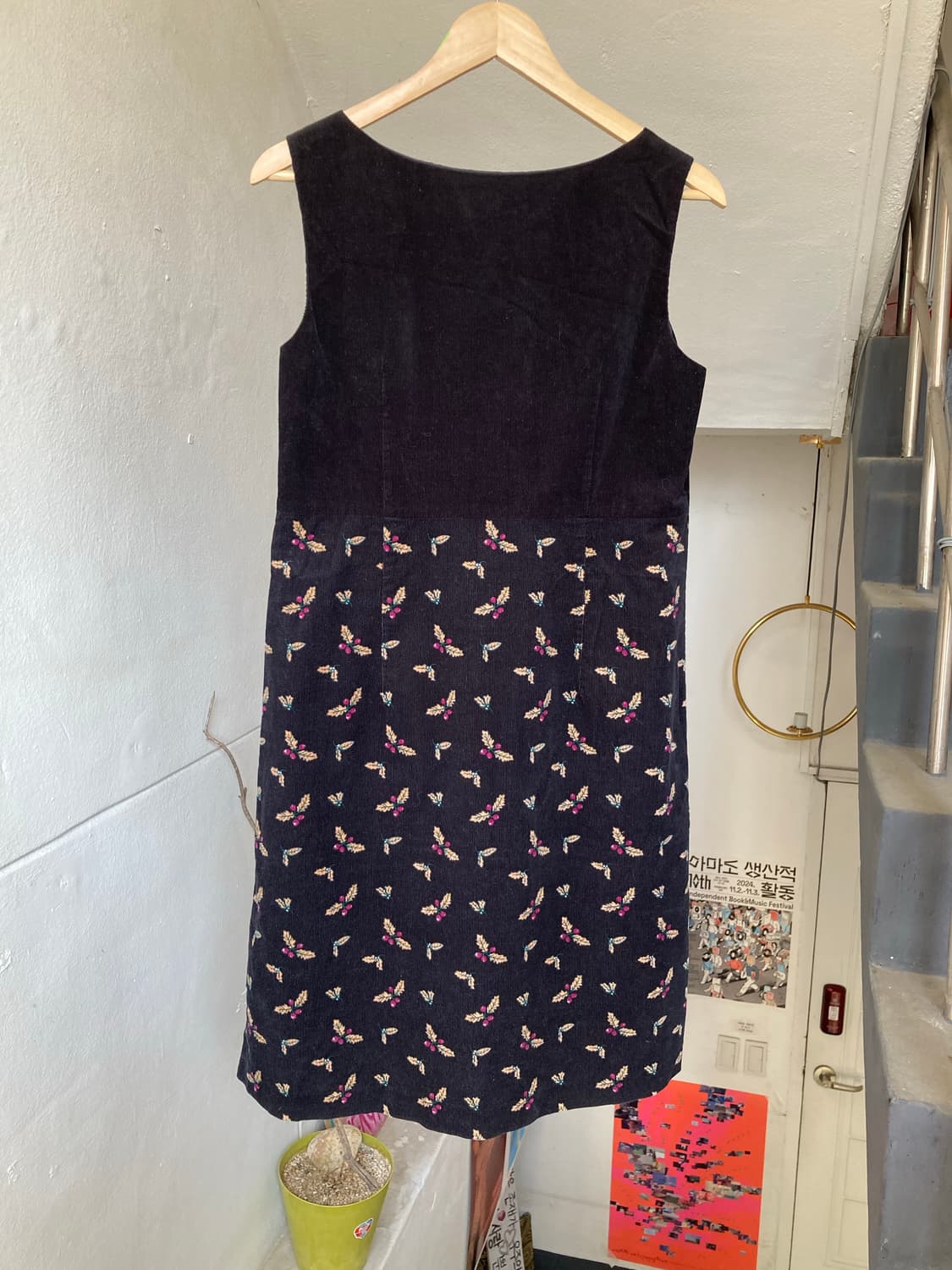 골덴 나시 패턴 원피스 상품이미지6