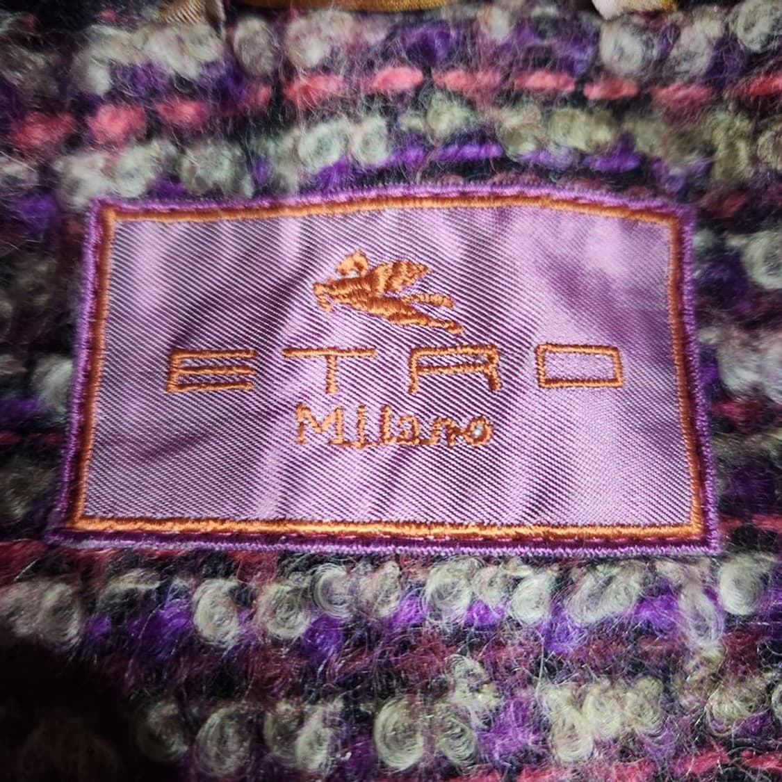 [여42]에트로 모헤어혼방 모직 코트[Y62-076] 상품이미지7