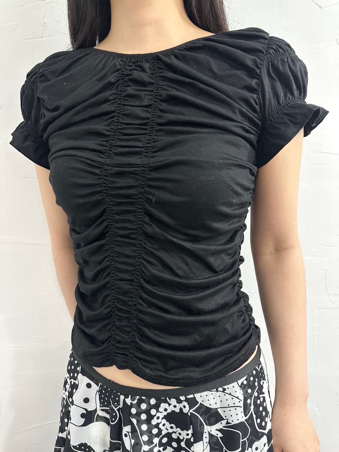 shirring design top 상품이미지4