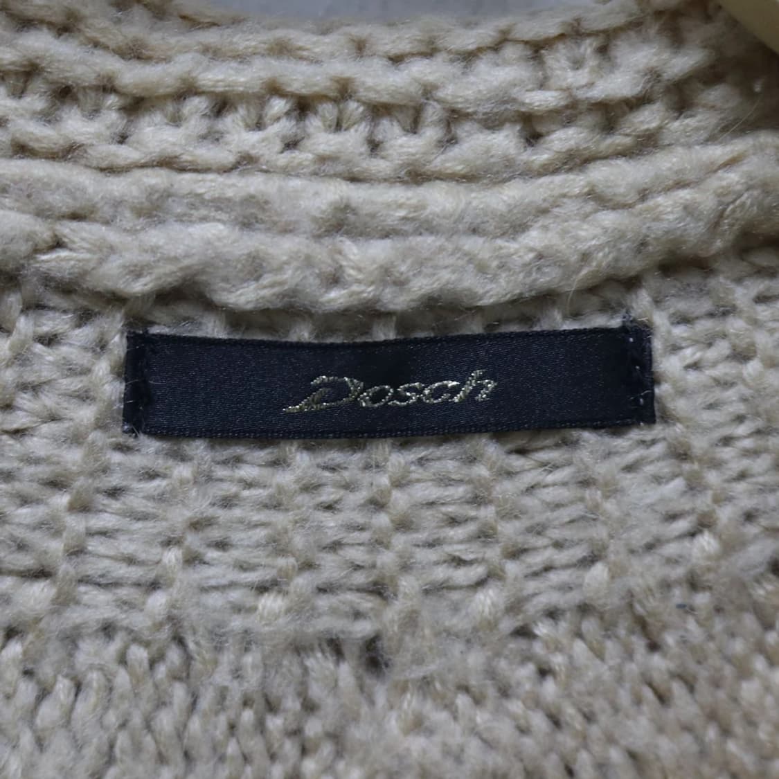 DOSCH 퍼 배색 울 니트 케이프 62693 상품이미지8