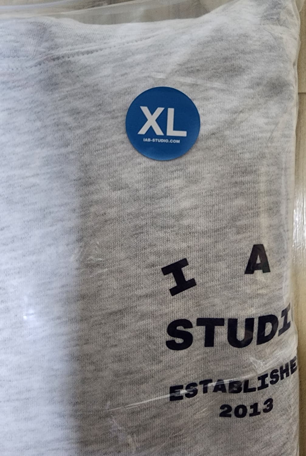 [XL] 아이앱 스튜디오 25 후드 라이트 그레이 네이비 상품이미지6