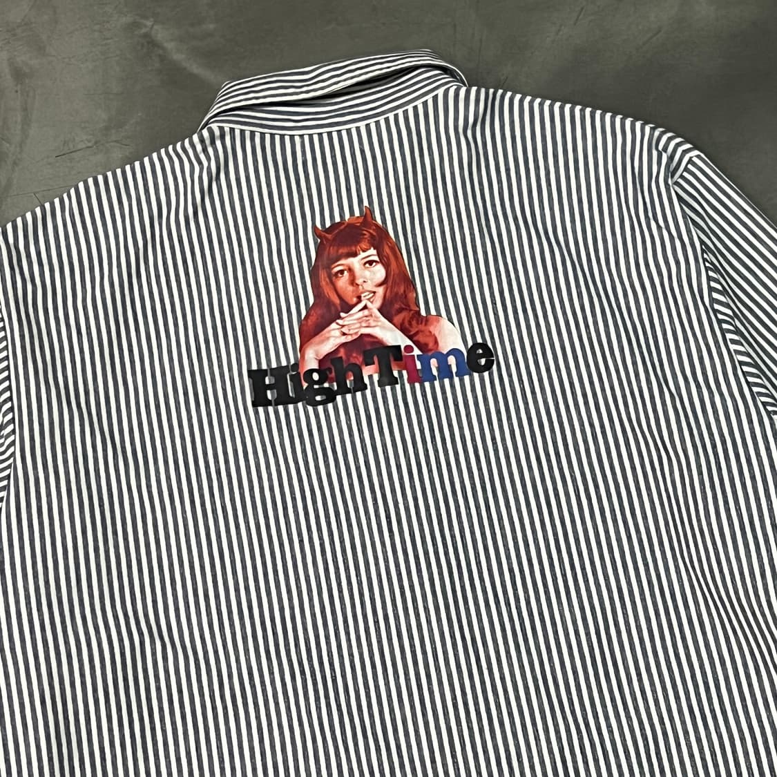  히스테릭글래머 76 스트라이프 셔츠 자켓 y15064 상품이미지5