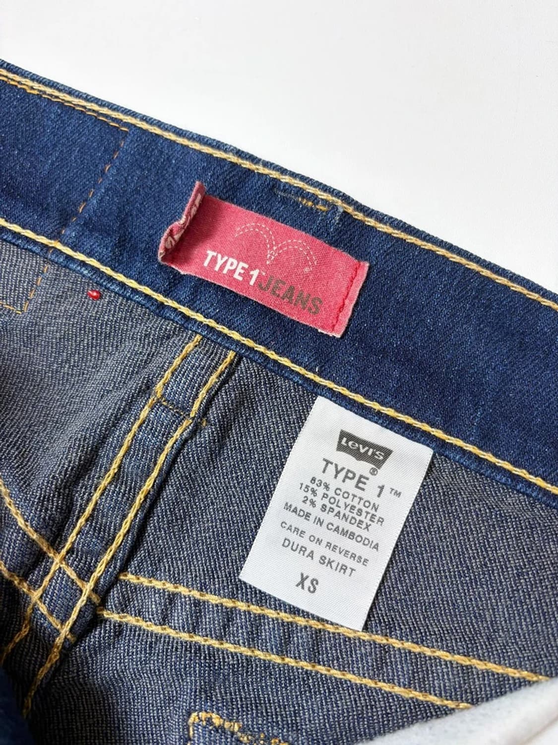 리바이스 Type1 앞트임 데님 스커트 PN9550 상품이미지6